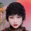 Novo Estilo Beleza Renda Elástica de Gaze Headgear para Cobrir Cabelos Brancos e Controlar Fios Soltos, Chapéu em Camadas, Chapéu Pequeno Respirável da Moda para Casa