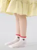Calcetines para Niños al por Mayor 2026 Primavera/Verano Ultra Delgados Meow Meow Story Calcetines de Malla Red Fishnet Calcetines a Cuadros para Niñas