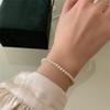 Pulsera de Perlas Francesas de Luz Fuerte Yuanyou Zhengyuan Shijia para Mujer Lujo Ligero Nicho de Alta Gama Accesorios Retro Pulsera