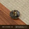 Incenário Doméstico Redondo de Sândalo Preto Agarwood Sândalo Mini Prato Pequeno Inserção de Incenso Inserção de Incenso Base Porosa