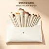 Set de 11 Brochas de Maquillaje Brocha para Sombras de Ojos Brocha para Rubor Brocha Mezcladora Brocha para Base de Maquillaje Brocha para Contorno Set de Brochas Herramientas Cosméticas