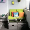 Juego de Sofá de Ratán para Sala de Estar, Balcón de Apartamento Pequeño, Silla de Ratán de Ocio, Mesa de Café para Patio Exterior, Muebles Impermeables para Exteriores
