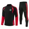 2627 Conjunto de Treino Infantil Atlético de Madrid Outono Inverno Inter de Milão Conjunto de Treino Miami Conjunto de Treino Real Madrid Infantil Manga Longa