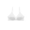 Ropa Interior Francesa Delgada para Mujer Verano Encaje Ropa Interior Copa Triángulo Cómoda Transpirable Set de Brasier sin Varillas