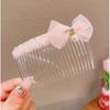 Peine para flequillo de dibujos animados de niña linda, celebridad de internet, clip para el cabello de la parte posterior de la cabeza, herramienta para peinar el cabello de niña