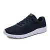 Sapatos de corrida leves, respiráveis, absorventes de choque, de malha, para outono, comércio exterior, masculinos e femininos, tênis esportivos, sapatos de malha da moda, atacado, envio direto