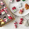 Adornos de Vidrio Decorativos Navideños Transfronterizos con Forma de Muñeco de Nieve, Papá Noel, Árbol de Navidad, Adornos de Decoración, Regalos de Navidad