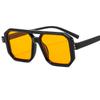 Nova cruz europeia e americana cruz - espelho moda artística moderna arroz prego duplo feixe óculos de sol moda óculos de sol all- combinar simples 89152