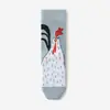 Calcetines de Garra de Pollo para Exportación, Amazon, Calcetines Hasta la Rodilla Estilo Europeo y Americano, Calcetines de Algodón Estilo Coreano y Japonés, Calcetines Largos Creativos de Cintura Alta que Se Pueden Usar Afuera