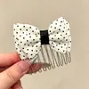 Presilha de cabelo com franja lateral, pente reverso para cabelo, grampo de cabelo para mulheres, ferramenta de volumizar o topo da cabeça, pente antiderrapante para arrumar fios soltos
