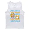 Chaleco de verano 2023 para niños, camisa informal de algodón estilo coreano con parte inferior absorbente de sudor, camiseta interior deportiva sin mangas Guo Guo para niños