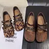 Sapatos Mary Jane Retrô Planos Franceses Mais Vendidos 2026 Novos Outono Para o Trabalho Sapatos Femininos Boca Rasa Versáteis Sapatos Únicos