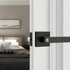 Exportação Transfronteiriça Estilo Americano Quarto de Dormir Banheiro Interno Três Barras Substituível Universal Antigo Fechadura de Bola Fechadura de Maçaneta