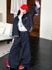 Nuevo conjunto de mezclilla de otoño para niñas mayores, elegante conjunto de dos piezas de chaqueta de mezclilla y jeans para niños