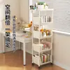 Pequeño estante de almacenamiento con ruedas para uso doméstico, organizador de bocadillos de varios niveles de pie, almacenamiento para sala de estar, perchero para mochilas, carrito móvil para frutas y verduras de cocina
