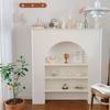 Mueble de Gabinete para Chimenea Francesa de Alto Nivel para el Hogar Nórdico Mueble Decorativo Retro Europeo Estante Simple de Color Sólido para Entrada de B&B