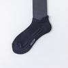 Calcetines para Hombre, Para Todas las Estaciones, Calcetines Deportivos de Rizo para Hombre, Color Puro Negro y Blanco, Calcetines de Tubo Corto y Medio, Calcetines de Malla de Algodón Transpirable
