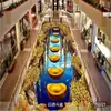 Alfombra Larga de Pasillo Largo y Escaleras de Pasillo de Tres Dimensiones Emocionantes y Aterradoras Entrada a la Sala de Estar Mesa de Café Alfombrilla Alfombra de Mesita de Noche de Dormitorio
