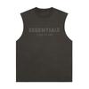 Fog Multi-Line Essentials Hhh Colete Laminado Camiseta Sem Mangas Camiseta de Base Versátil Casual Solta da Marca Trbottomy para Homens