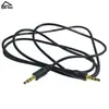 Cabo de áudio aux carro 3.5mm macho para macho universal computador telefone fone de ouvido alto-falante conexão cabo de conversão aus