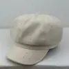 Elegante boina octagonal con pedrería de estrella, estilo coreano, sombrero de artista versátil y moderno, adecuado para cabezas grandes, favorecedor para el rostro