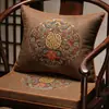 Nuevos cojines para sillas, cojines de asiento y cojines decorativos de secuoya estilo chino; cojines bordados para sillones y sillas de estilo oficial; Cojines de asiento de sofá de algodón y lino Dorothy