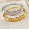 ¡Montura densa de diamantes! Pulsera con cierre rectangular hueco de circonita, estilo de lujo ligero francés, joyería de diseño nicho
