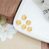 Suporte de flor de liga suporte de conta oca tampa de flor com retenção de cor pulseira DIY acessórios de conta solta colar de mão acessórios com contas espaçador