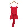 AP25056-25 Primavera Nuevo Traje de Dos Piezas Elástico Ajustado al Cuerpo con Correa de Cintura Estilo Europeo y Americano