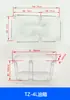 Bomba de aceite para máquina herramienta caja de aceite depósito de aceite capacidad 0.5 litros 1 litro 1.5 litros 2 litros 3 litros 4 litros caja de aceite transparente de plástico accesorios