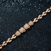 Comercio Exterior Transfronterizo Se Especializa en Pulseras de Flor de Circonia a la Moda para Mujeres, Personalidad Retro para el Trabajo Diario Joyería de Mano de Lujo Ligero Fabricantes Venta al por Mayor
