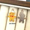 142 Colgantes de Navidad Colgantes de Aleación con Gota de Aceite Accesorios para Joyería DIY Colgante de Papá Noel Muñeco de Nieve Campana