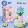 Bloques de Construcción de Flores Eternas Juguetes de Ensamblaje Compatibles con Lego Regalos Constelación Plantas en Maceta Doce Signos del Zodiaco Flores de la Suerte Puesto Venta al por Mayor