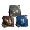 Bolsas de Empaque de Papel de Aluminio para Té con Logo Personalizado, Bolsas Selladas a Ocho Lados para Snacks y Alimentos Compuestos, Bolsas de Café con Cierre Auto-Soportables y Auto-Sellables