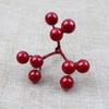 7 Cabezas/12 Cabezas de Bayas de Espuma de Frutos Rojos, Bayas de Acebo, Frutos Rojos en una Rama, 7 Cabezas de Frutos Rojos para Exportación Transfronteriza