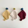 Gorro de Invierno Yipan para Bebé, Lindo Gorro de Punto con Pompón para Niños y Niñas, Gorro Cálido de Lana con Protección para Orejas de Bebé