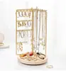 Transfronterizo en stock Metal Creativo Pendientes Collar Anillo Soporte Joyería Tienda Perlas Accesorios Puesto Estante de Joyería