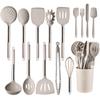 Utensilios de cocina de silicona directo de fábrica cocina 15 piezas espátula cuchara cocina multifuncional para cocinar juego de espátulas de silicona