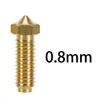Kit de Cabeça de Impressão Anycubic Kobra2 Bico de Latão 0.4mm Bico de Extrusão Kit de Hot End