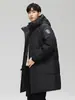 Ropa Deportiva de Herramientas para Exteriores Chaqueta con Capucha de Dos Aberturas Chaqueta de Plumas para Hombre y Mujer de Longitud Media de Alta Calidad Chaqueta con Capucha GB