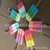Suministro de Esponjas de Baño Colgantes con Forma de Paleta de Hielo, Esponjas de Baño Limpiadoras para Niños, Esponjas Exfoliantes con Forma de Copo de Nieve