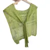 Nuevo Chal de Seda de Hielo Tejido para Verano, Chaleco Delgado Hueco de Cintura Pequeña, Camisa para Aire Acondicionado, Ropa de Protección Solar, Chal Pequeño, Versión Coreana