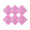 Pañuelo para la Cabeza Hip-Hop Flor de Anacardo Pañuelo Cuadrado Moderno Combinable Hiphop Hip-Hop Baile Banda para el Cabello Pañuelo para la Muñeca Pañuelo de Mezclilla Pañuelo