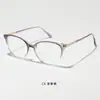 Novos Óculos de Sol Fashion Estilo Coreano Retrô Gatinho Armação Tr90 para Mulheres, Anti-Luz Azul, Podem Ser Personalizados com Lentes de Grau, Ultraleves, Aparência de Alta Qualidade, Óculos Sem Grau