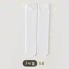 Meias sem costura de malha para meninas, meias finas de meia-panturrilha para primavera e verão, meias largas para meninas, meias infantis estilo Lolita, respiráveis