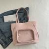 Bolso multifuncional para mujer, nuevo bolso de moda de este año con costuras, gran capacidad, para el dolor de hombro, estilo japonés lindo, bolso de hombro diario