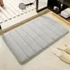 Alfombra de piso de forro polar coral acolchada a rayas, felpudo absorbente para puerta de baño, alfombra de baño antideslizante Temu Amazon, directo del fabricante