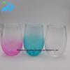 Creative Zero Summer Plastic Cup Colorido Gradiente Cool Juice Bebida Gelada