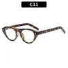 Gafas de Sol Estilo Ojo de Gato para Mujer, Gafas Ovaladas Estilo Europeo y Americano, Gafas de Moda Anti-UV, Nuevas Gafas de Sol Negras 2026