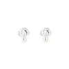 Aretes de Botón con Forma de Coliflor con Cierre de Rosca, Estilo Simple Coreano, Para Uso Diario, Dulces y Lindos, Estilo de Chica Joven, Aretes de Buena Fortuna para Año Nuevo